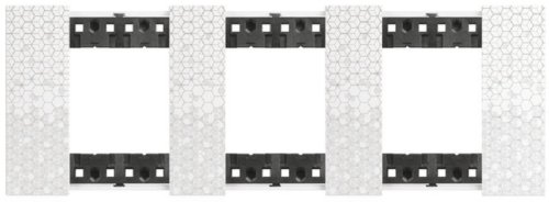 Рамка универсальная Legrand BTicino Living Now 3-м. 6 мод. пиксель картинка